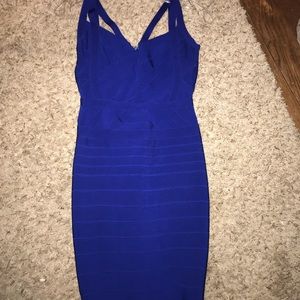 Royal blue going out dress